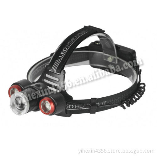 Boruit XML T6 High Power 10W Zoom Long Range Rechargeable LED Headlamp
